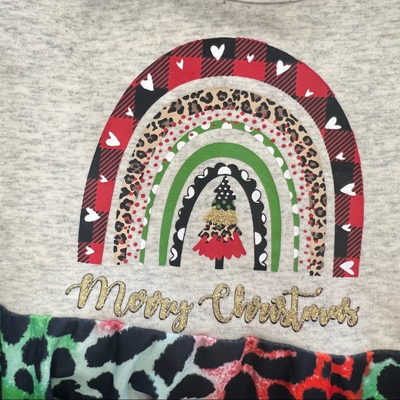Girl Boutique Merry Christmas Dress - Picture 2 of 3